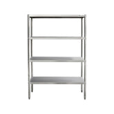 Rastel cu 4 polițe netede, 1200x400x1600mm, Bonner